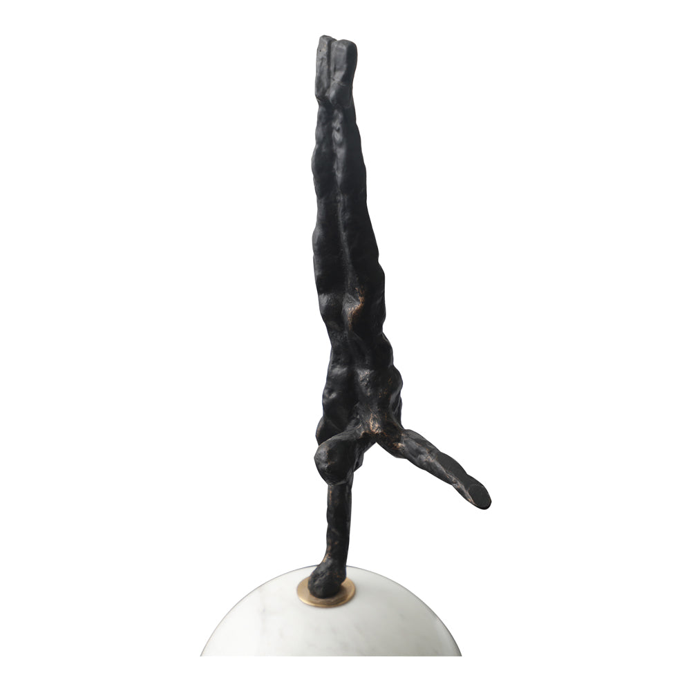 Liang & Eimil Handstand Sculpture Dark Bronze