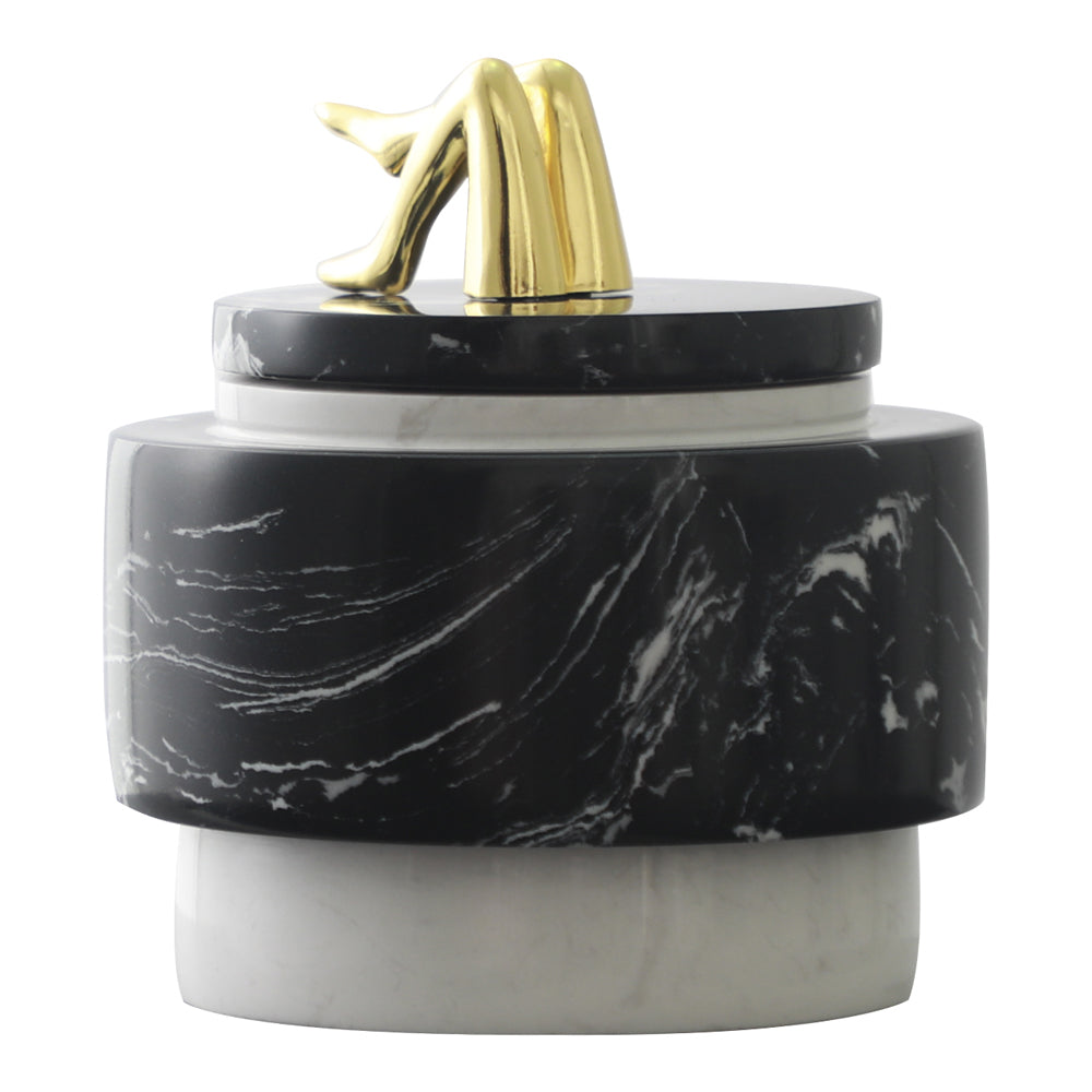 Liang & Eimil Alder Jar Black And White