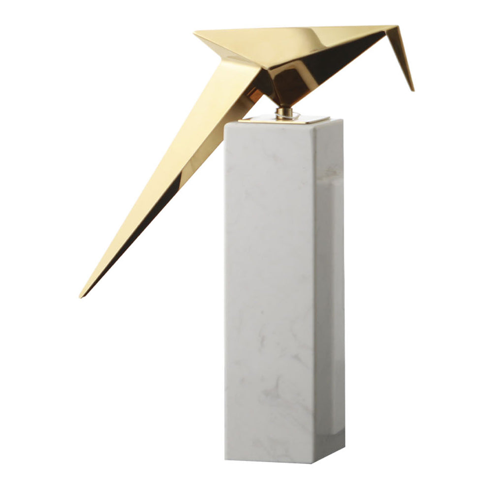 Liang & Eimil Alma Bird Sculpture Brass And White