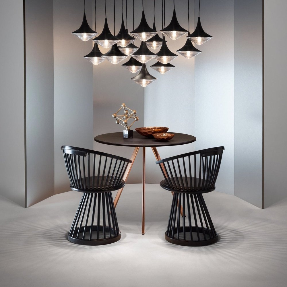 Tom Dixon Fan Dining Chair Black