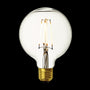Industville Vintage LED Edison Bulb Old Filament Lamp - 7W E27 Globe G125 - Clear