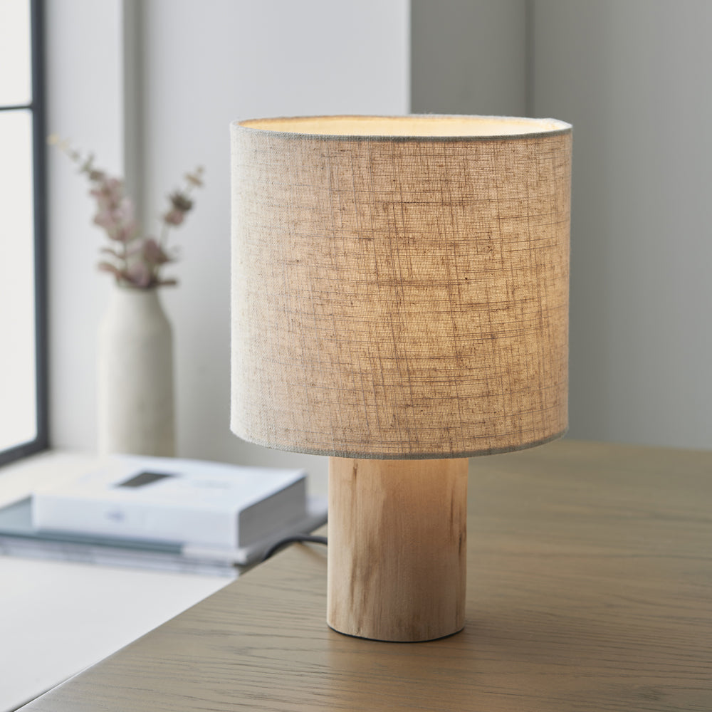 Gallery Interiors Derby Table Lamp in Natural