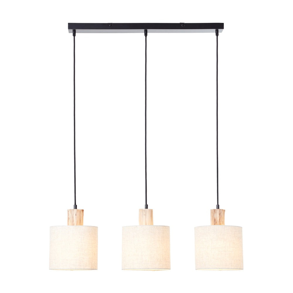 Gallery Interiors Derby 3 Pendant Light in Natural