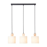 Gallery Interiors Derby 3 Pendant Light in Natural