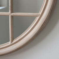 Gallery Interiors Eccleston Round Mirror in Natural