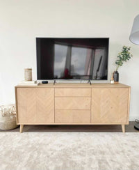 Gallery Interiors Milano 2 Door/ 3 Drawer Sideboard