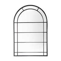 Gallery Interiors Pinto Outdoor Mirror in Black