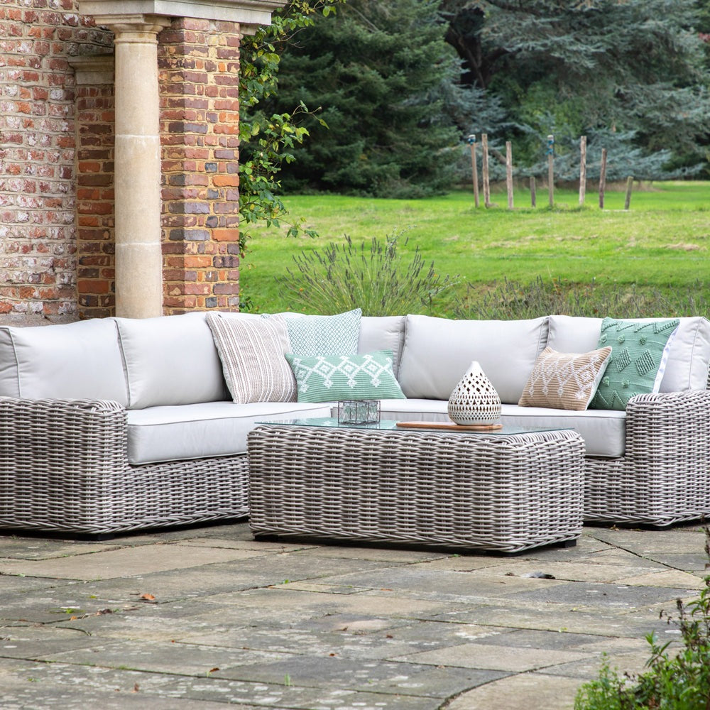 Gallery Interiors Reggie Outdoor Corner Lounge Set