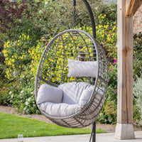 Gallery Interiors Ada Outdoor Hanging Chair in Natural