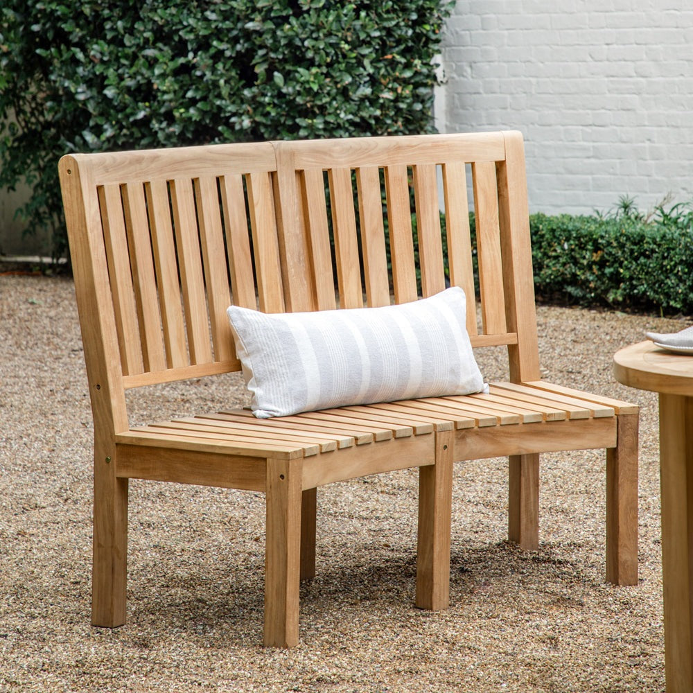 Tall best sale garden bench