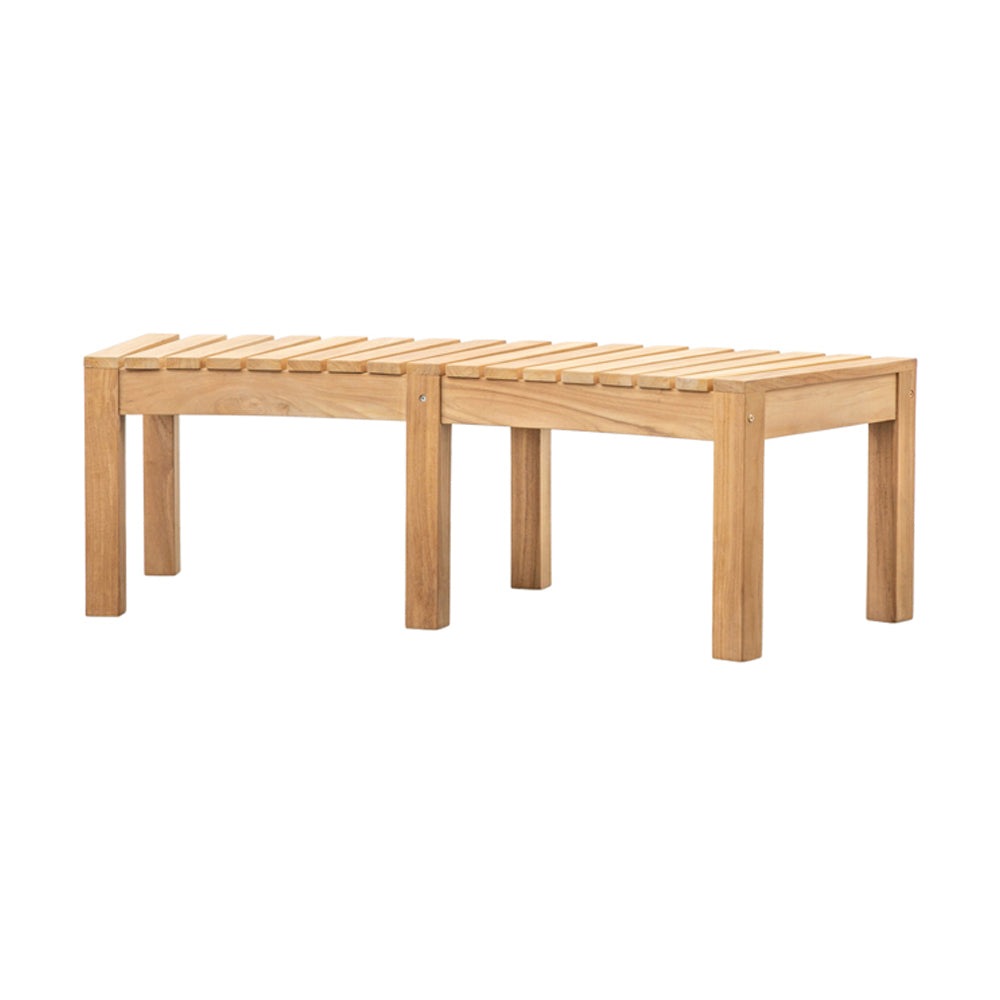 Gallery Interiors Champy Outdoor Bench in Natural