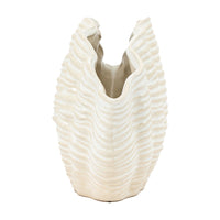 Gallery Interiors Sham Vase in Reactive White