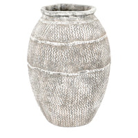 Gallery Interiors Zendya Vase in Antique Grey