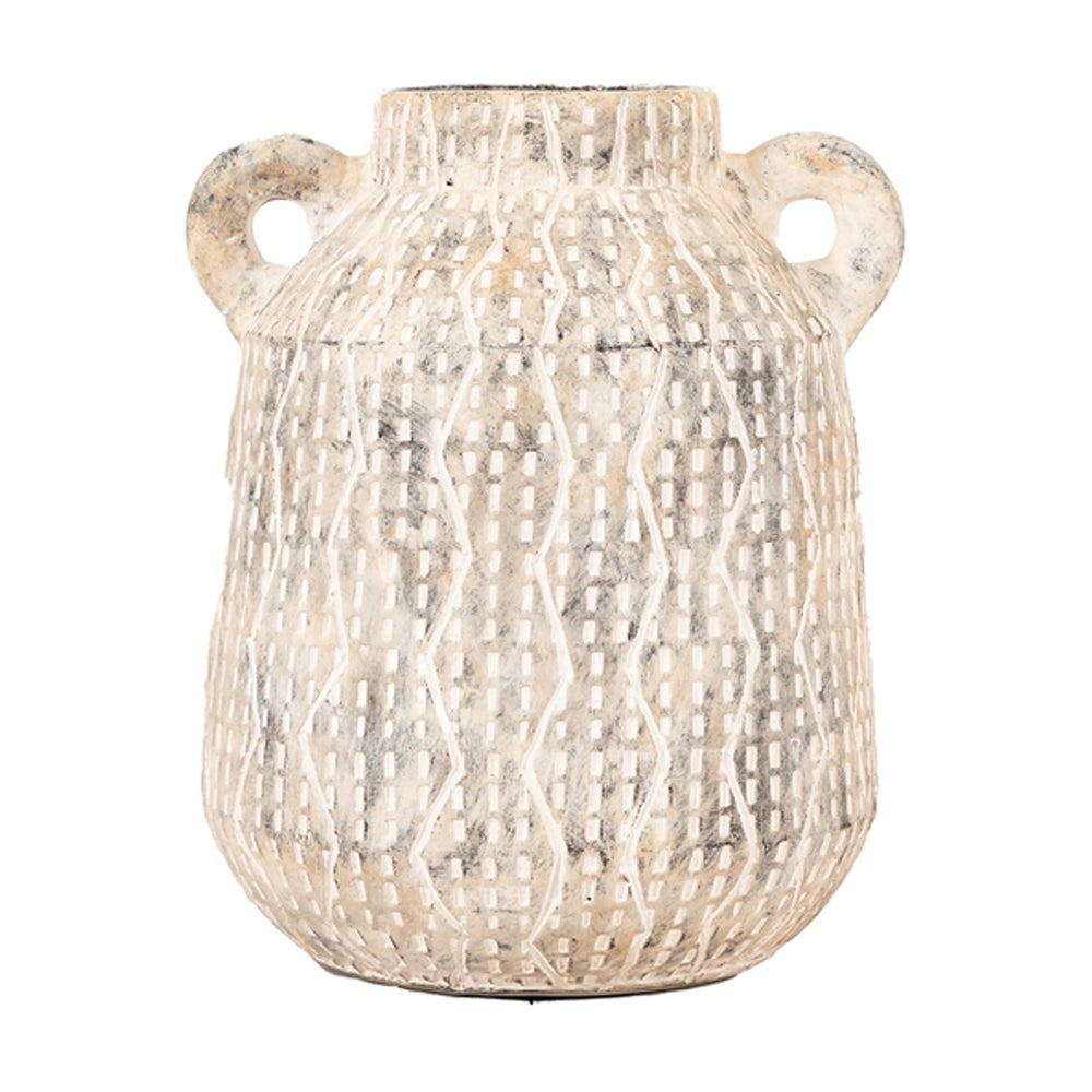 Ilar Vase - Earthy White GalleryDirect 1