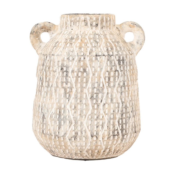 Ilar Vase - Earthy White GalleryDirect 1