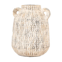 Gallery Interiors Ilar Vase in Earthy White