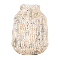 Gallery Interiors Ilar Vase in Earthy White