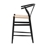 Gallery Interiors Set of 2 Houston Bar Stools in Black