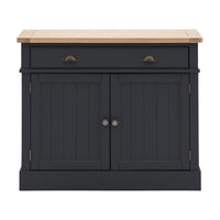 Gallery Interiors Sandon 2 Door Sideboard in Meteor