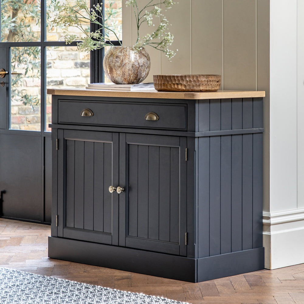 Gallery Interiors Sandon 2 Door Sideboard in Meteor