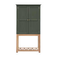 Gallery Interiors Sandon 2 Door Cupboard in Moss