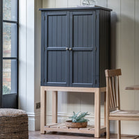 Gallery Interiors Sandon 2 Door Cupboard in Meteor