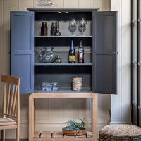 Gallery Interiors Sandon 2 Door Cupboard in Meteor