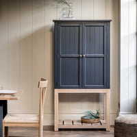 Gallery Interiors Sandon 2 Door Cupboard in Meteor