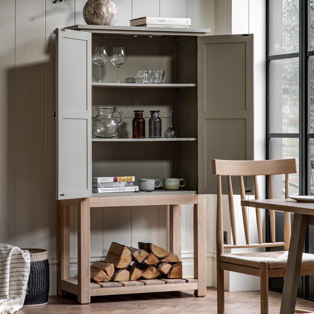 Gallery Interiors Sandon 2 Door Cupboard in Prairie