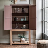 Gallery Interiors Sandon 2 Door Cupboard in Clay