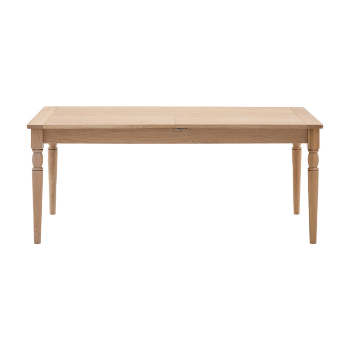 Ascot Extending Rectangular Dining Table - Natural GalleryDirect 1