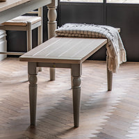 Gallery Interiors Ascot Dining Bench in Prairie