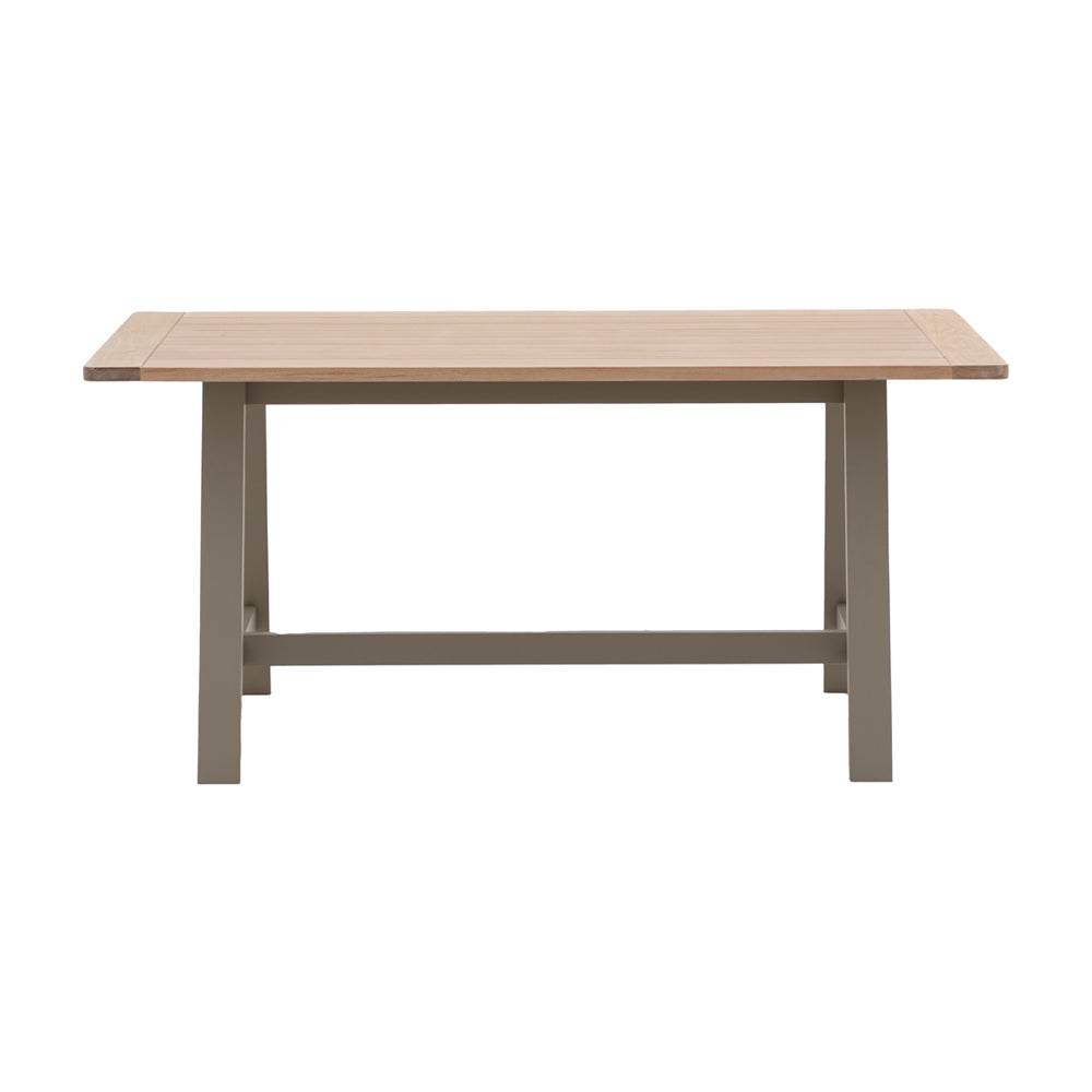 Gallery Interiors Ascot Trestle Table in Prairie