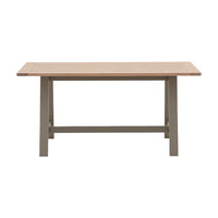 Gallery Interiors Ascot Trestle Table in Prairie