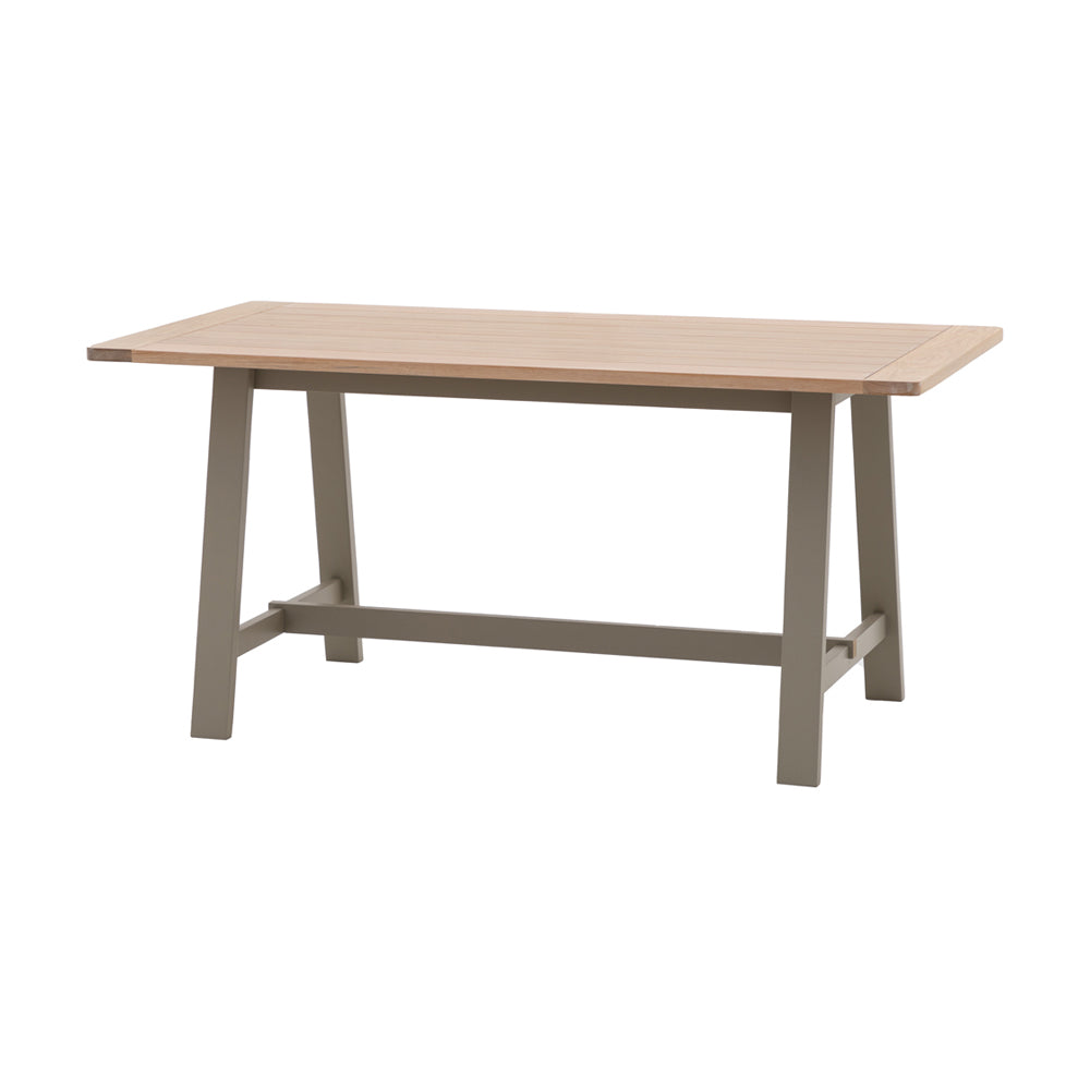 Gallery Interiors Ascot Trestle Table in Prairie