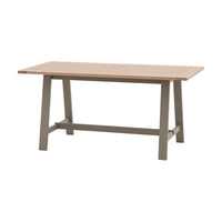 Gallery Interiors Ascot Trestle Table in Prairie