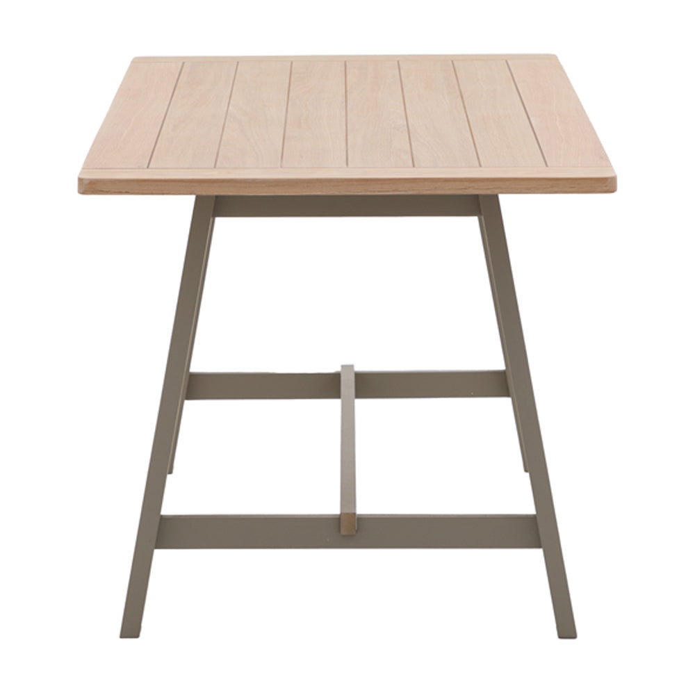 Gallery Interiors Ascot Trestle Table in Prairie