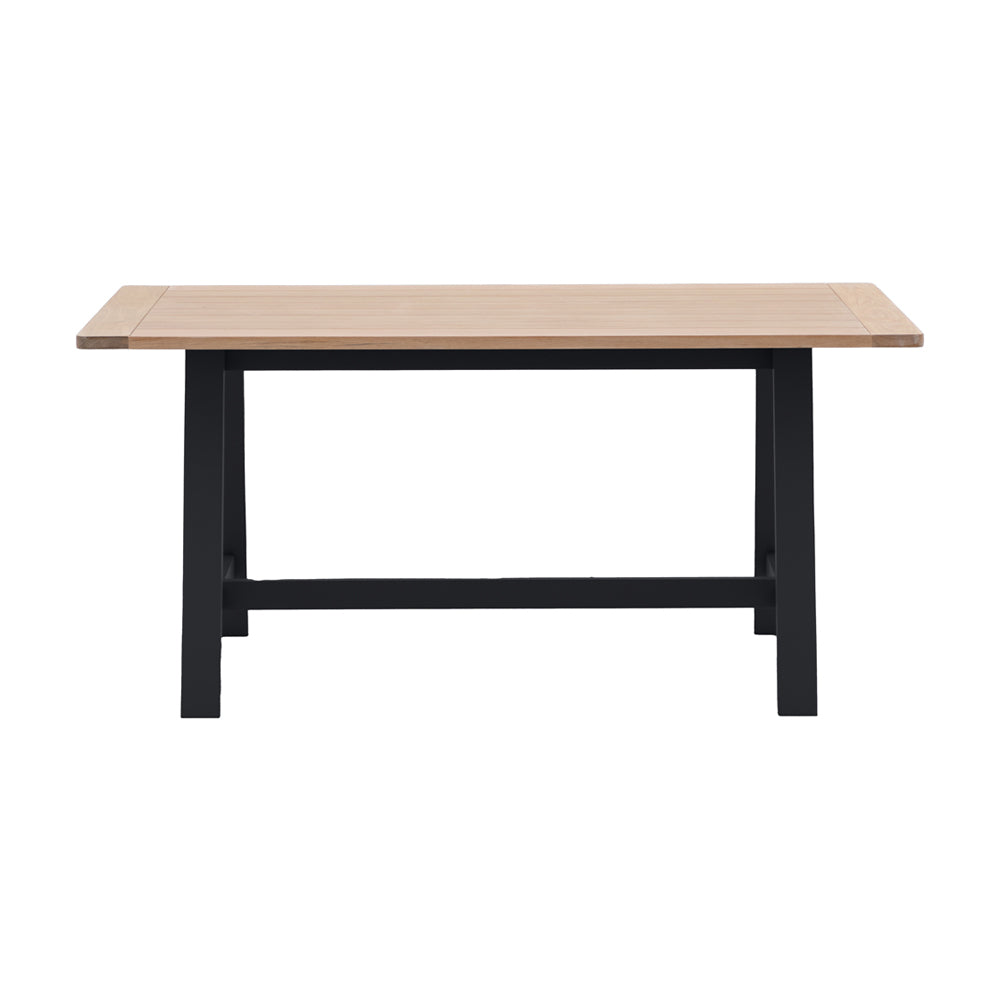 Gallery Interiors Ascot Trestle Table in Meteor