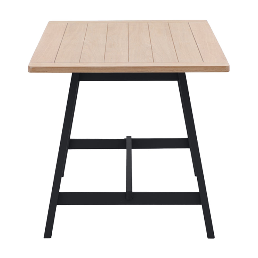 Gallery Interiors Ascot Trestle Table in Meteor