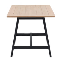 Gallery Interiors Ascot Trestle Table in Meteor