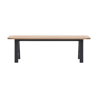 Gallery Interiors Ascot Trestle Bench in Meteor