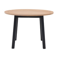 Gallery Interiors Sandon Round Dining Table in Meteor
