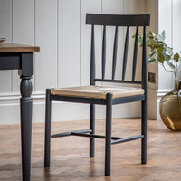 Gallery Interiors Set of 2 Sandon Dining Chair in Meteor