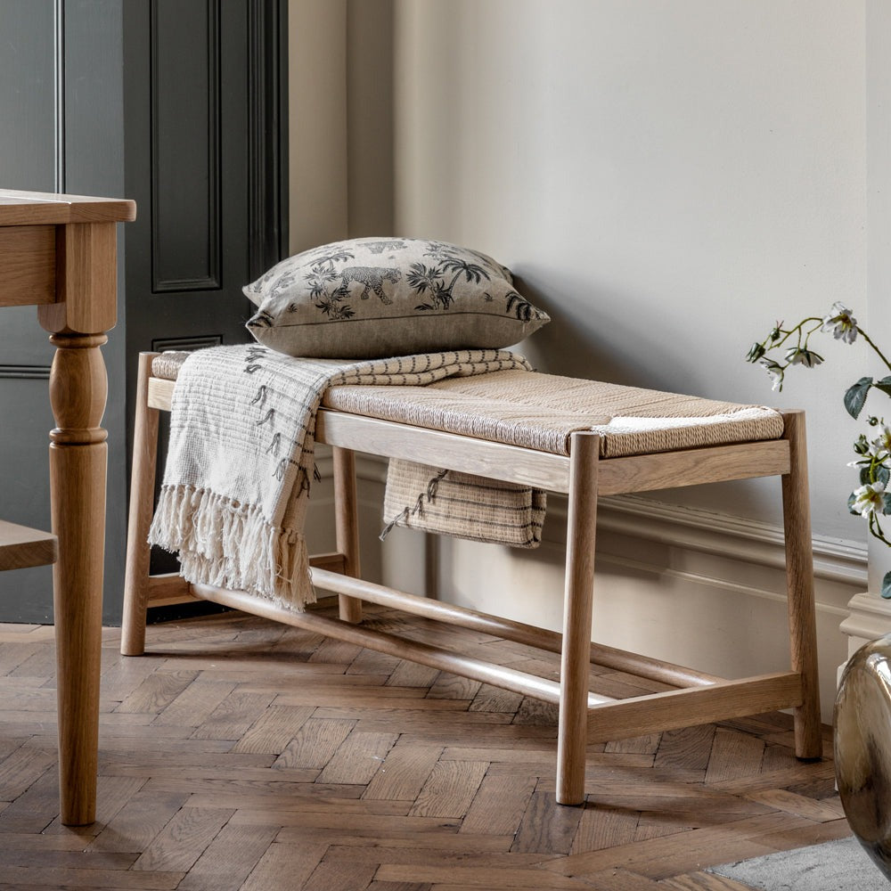 Sandon Rope Bench in Natural | Outlet Olivia's 5