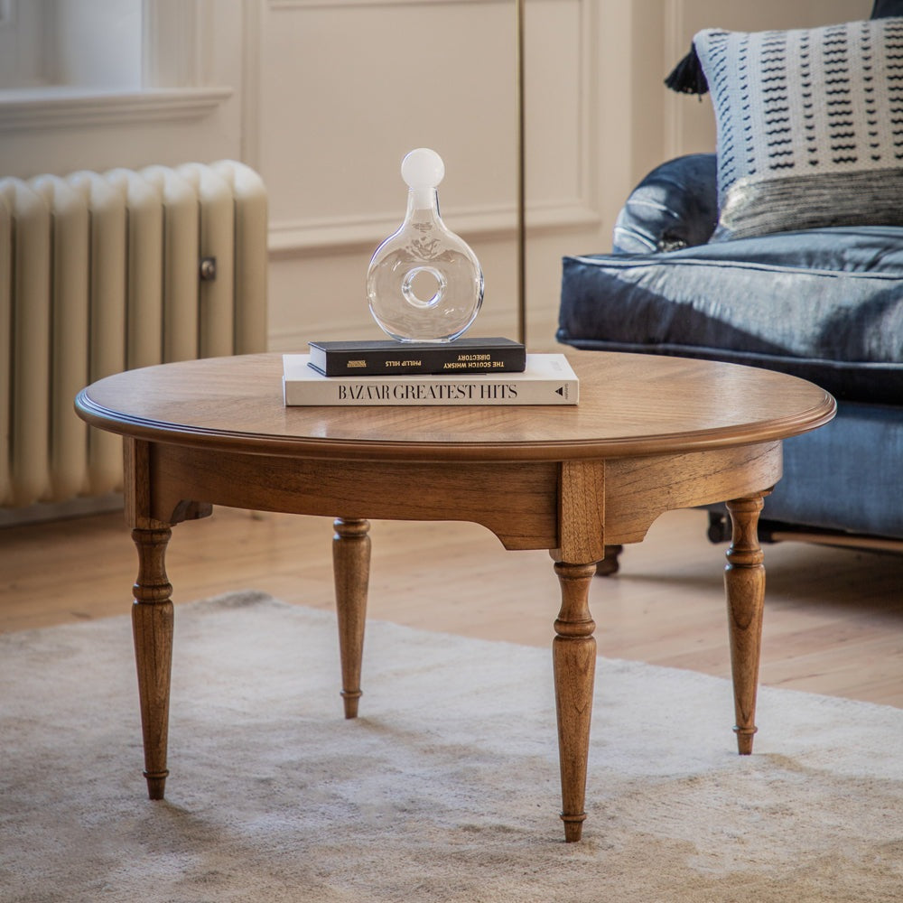 Gallery Interiors Highgate Coffee Table in Natural Wood