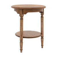 Gallery Interiors Highgate Side Table in Natural Wood