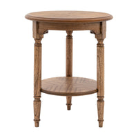 Gallery Interiors Highgate Side Table in Natural Wood