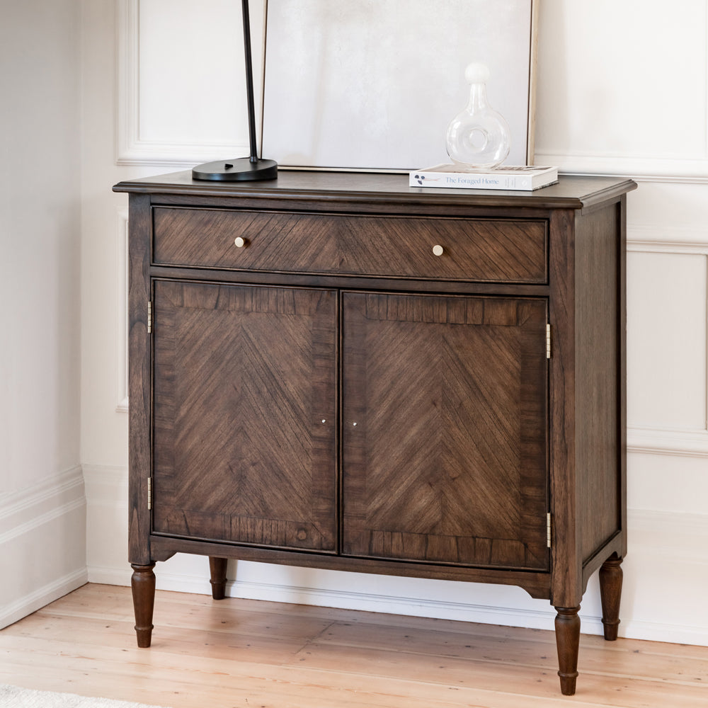 Gallery Interiors Highgate 2 Door 1 Drawer Sideboard in Natural Wood