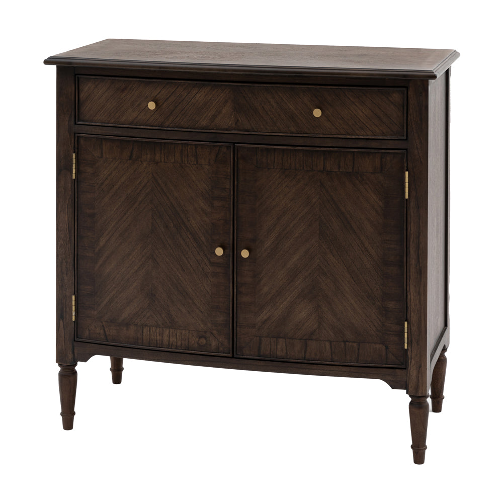 Gallery Interiors Melody 2 Door/1 Drawer Sideboard in Brown