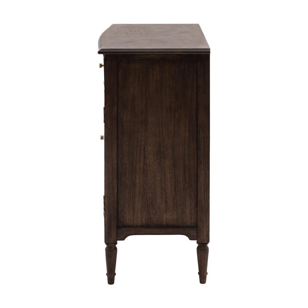 Gallery Interiors Melody 2 Door/1 Drawer Sideboard in Brown